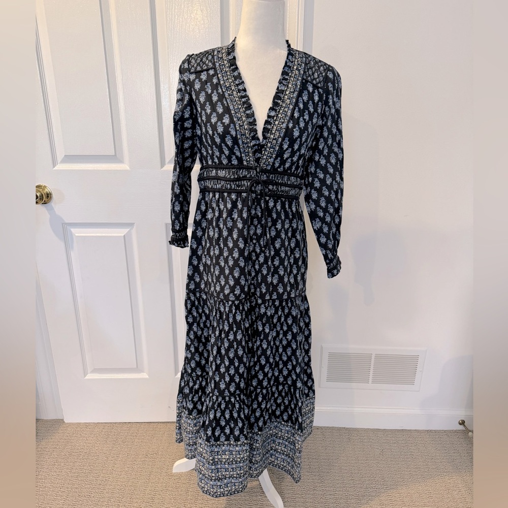 Veronica Beard Alessandra printed cotton midi dress